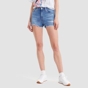 Levi's High Rise Jean Shorts